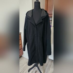 Torrid Black Coat with Hood 4 / 4X